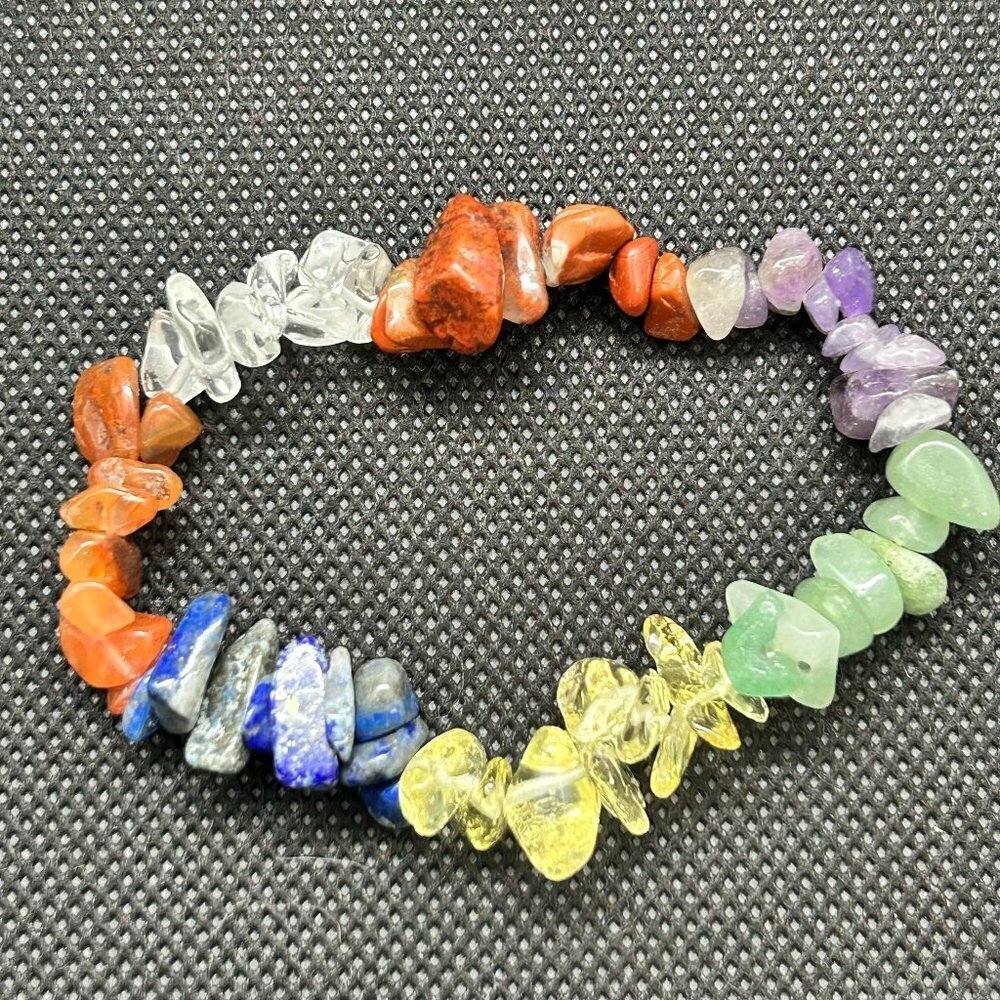 New! Unisex colorful Gemstone bracelet